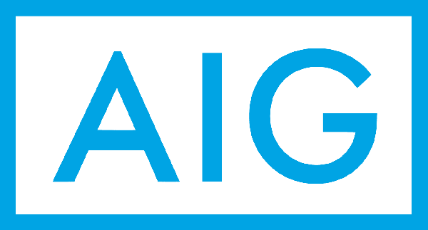 A partial logo showing the letters 'AIG' in blue on a white background.