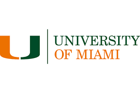 University of Miami logo with green and orange text.