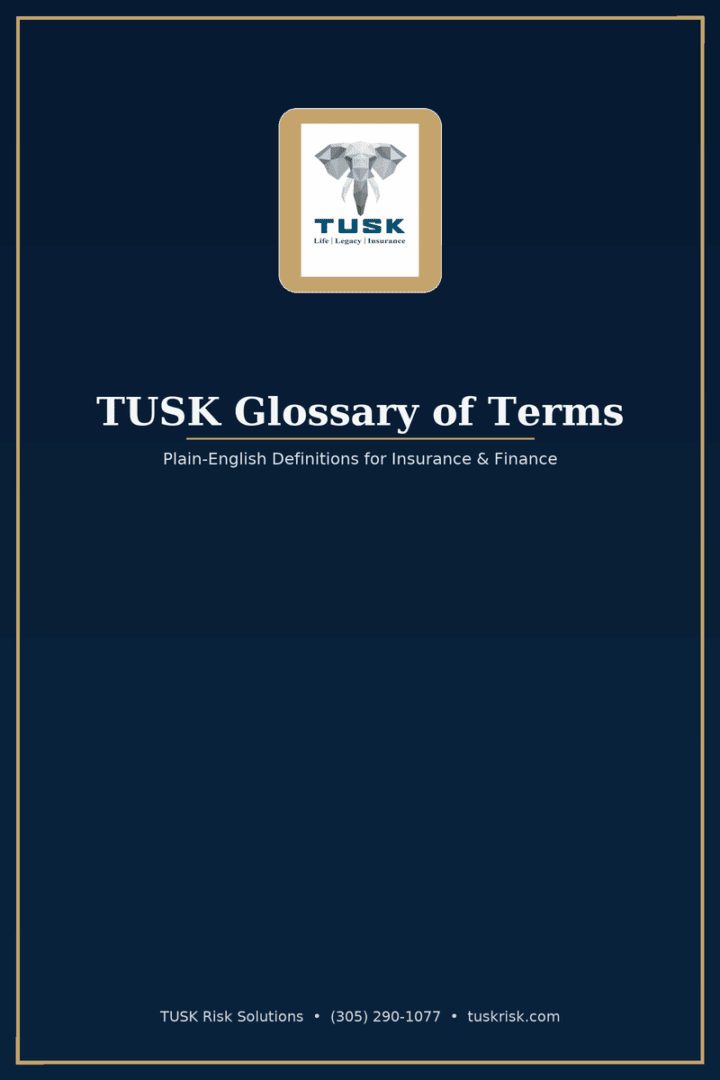 Tusk Financial Risk Management Insurance and Annuities